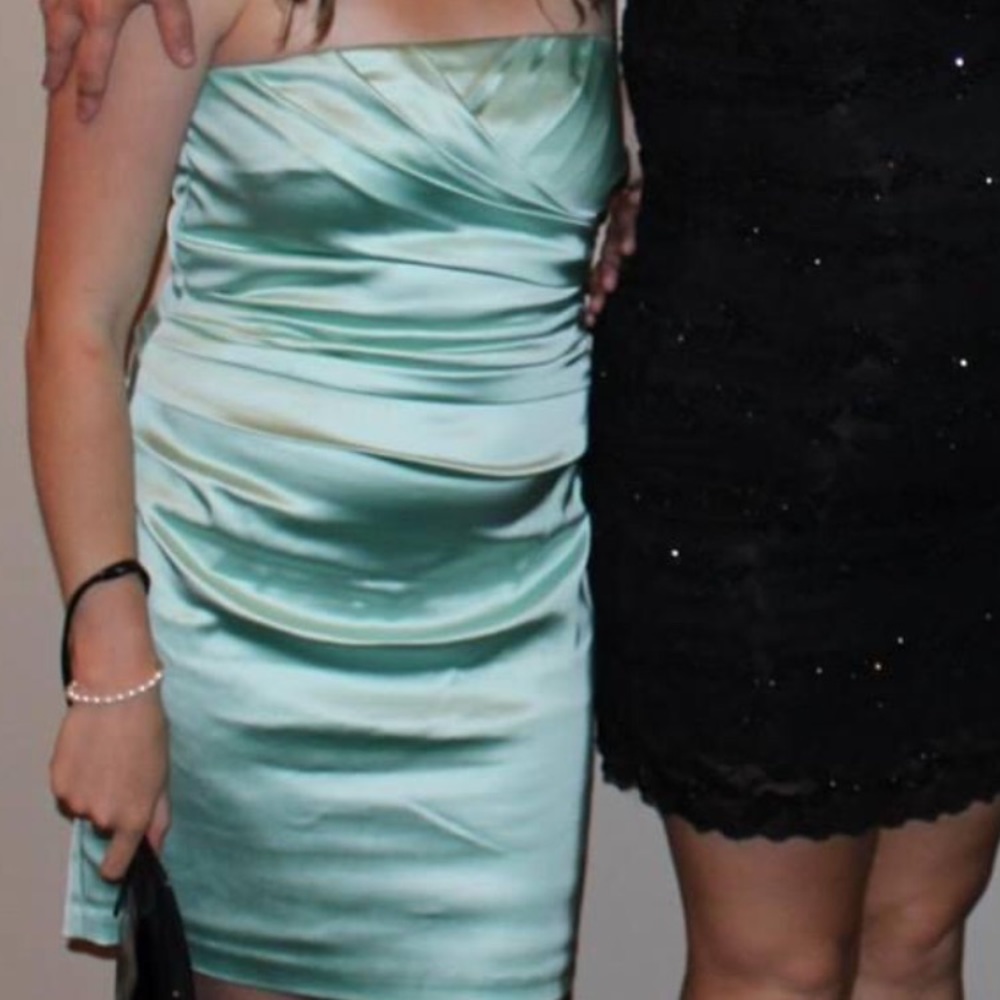 Bridesmaid dress mint green